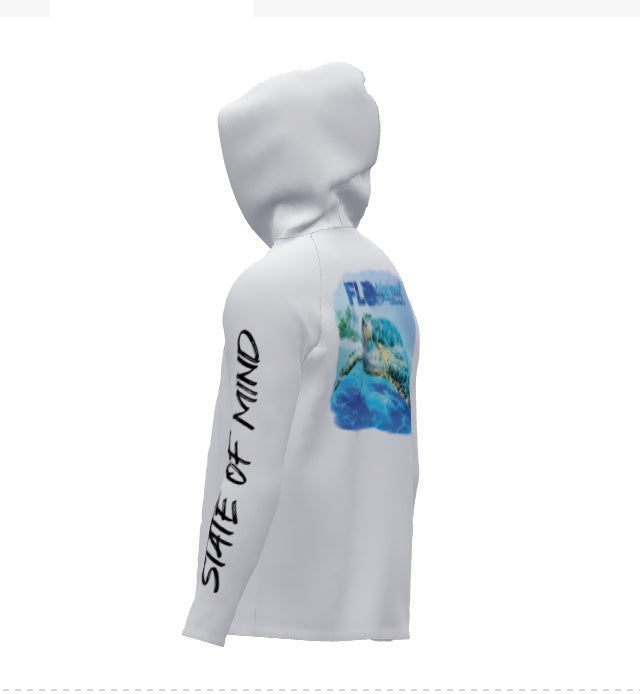 Sun Protective Hooded Long Sleeve T-Shirt Turtle