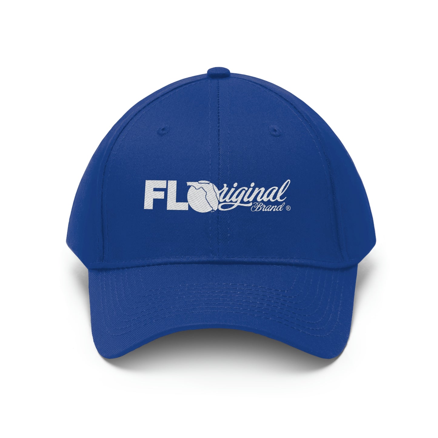 White stitch embroidered Cap