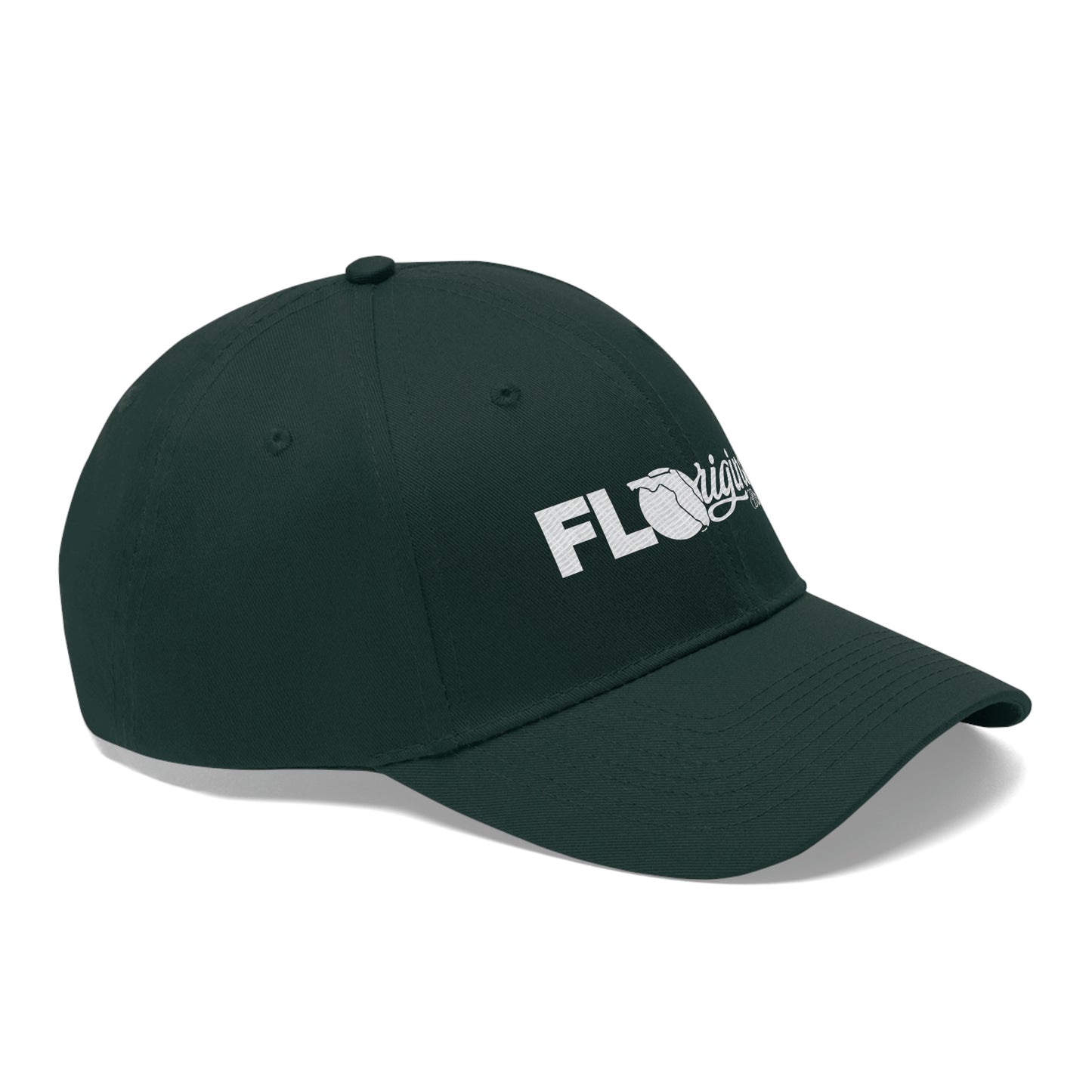 White stitch embroidered Cap