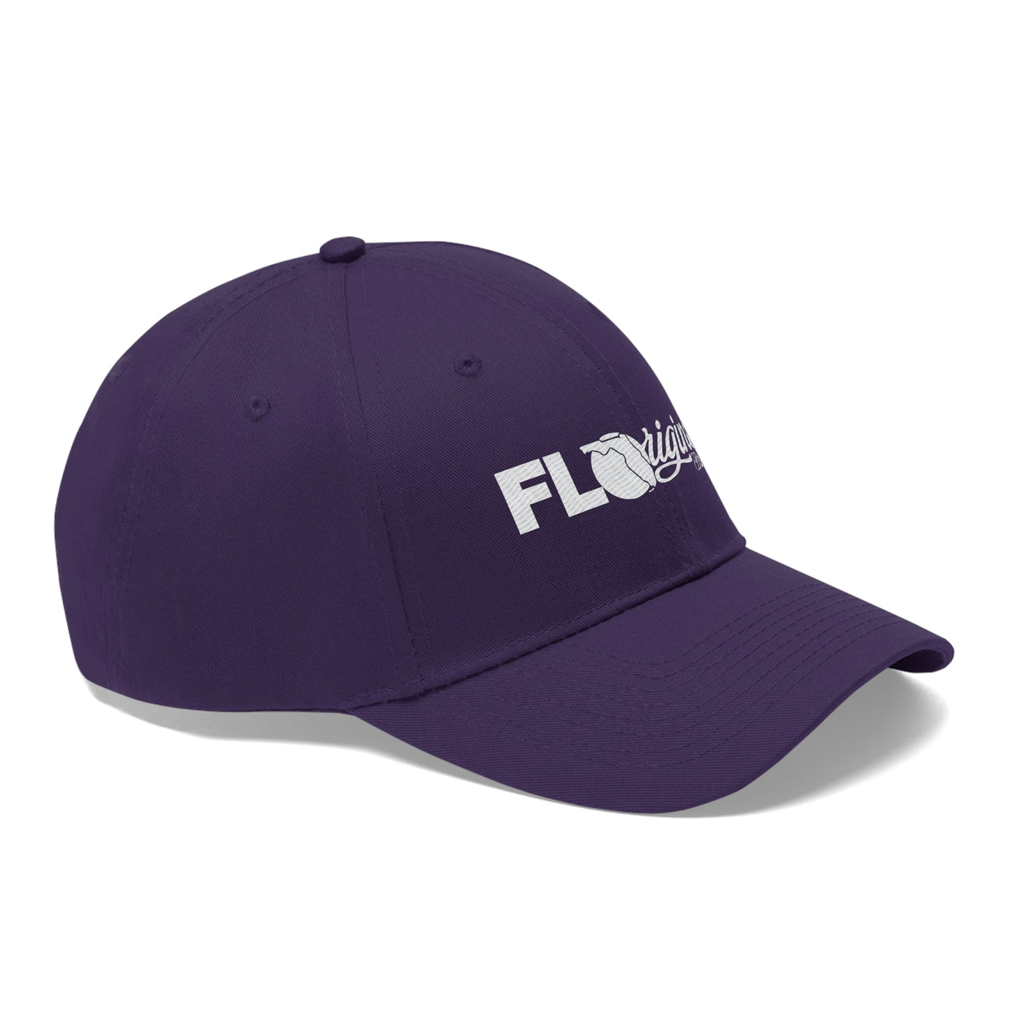 White stitch embroidered Cap
