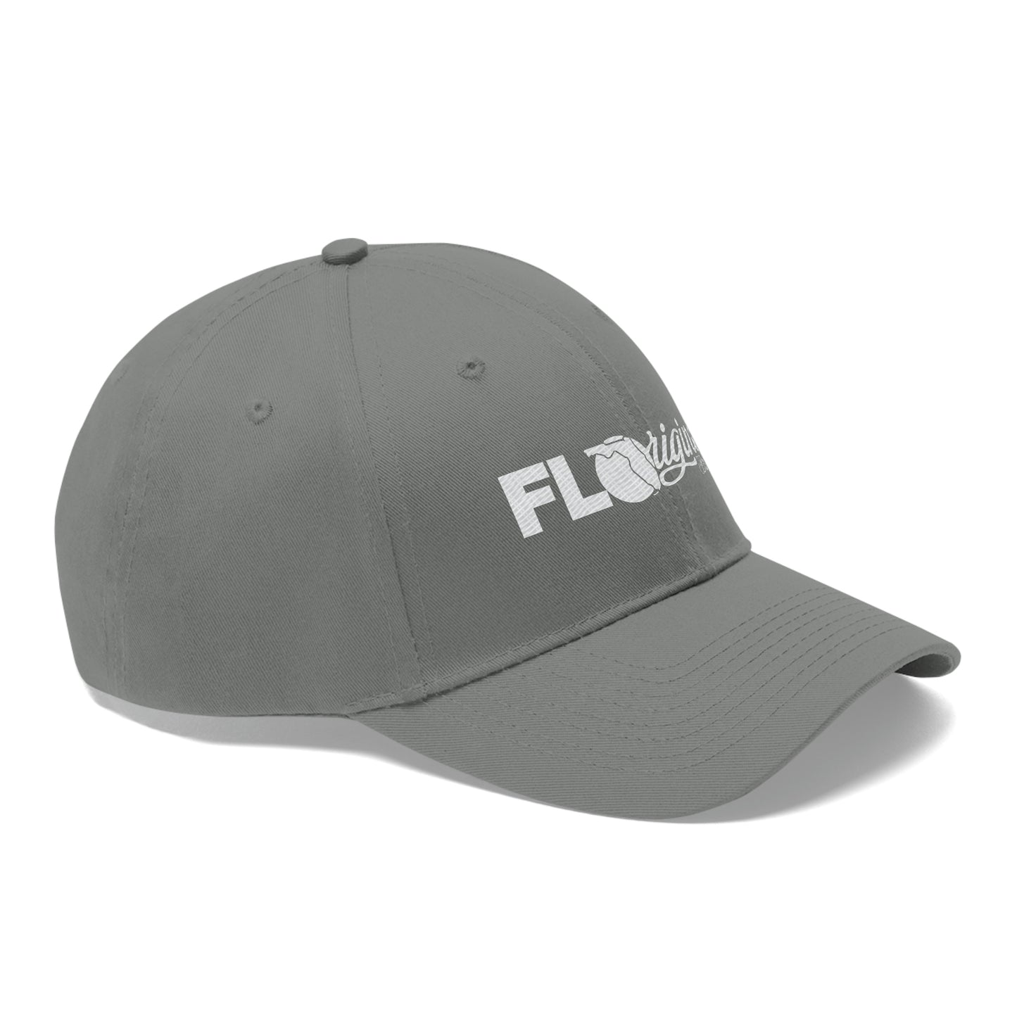 White stitch embroidered Cap
