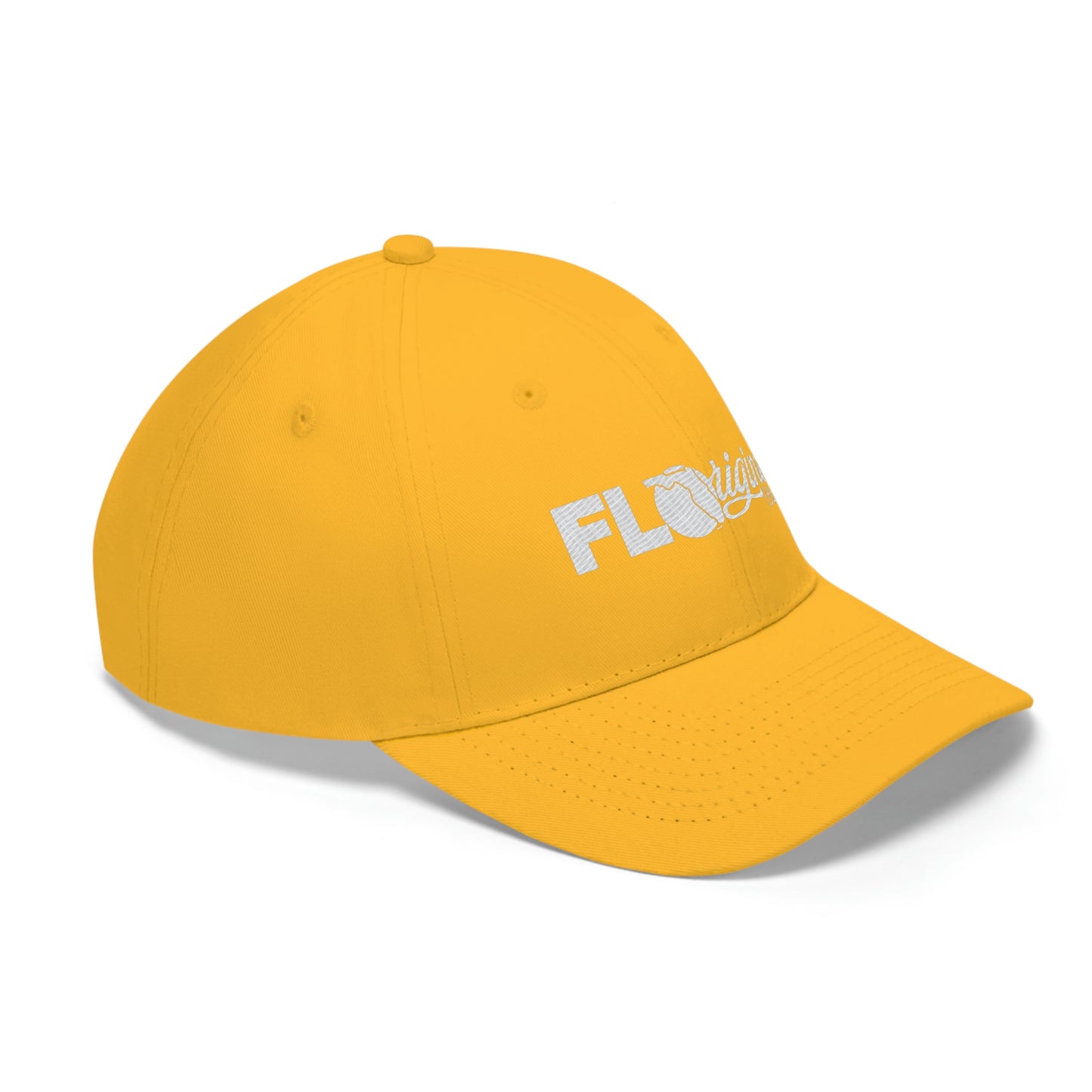 White stitch embroidered Cap
