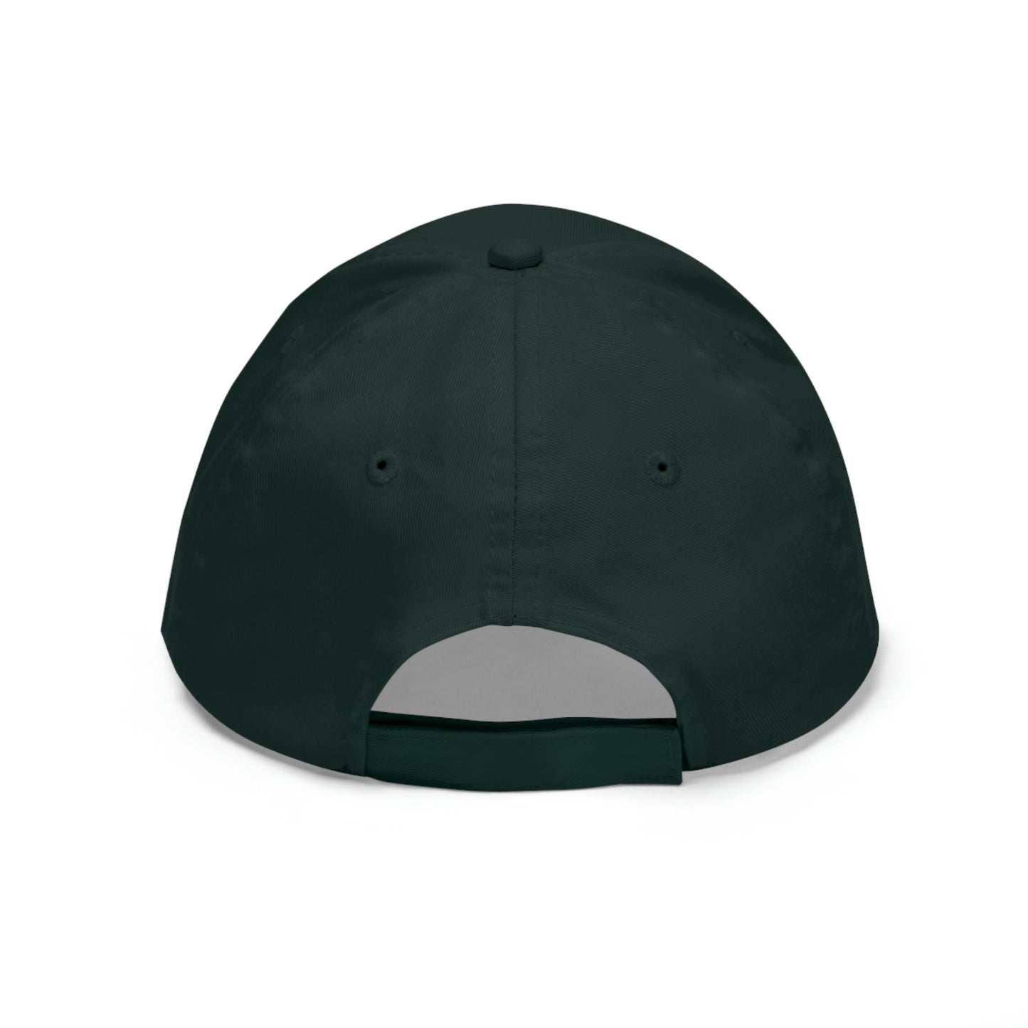 White stitch embroidered Cap