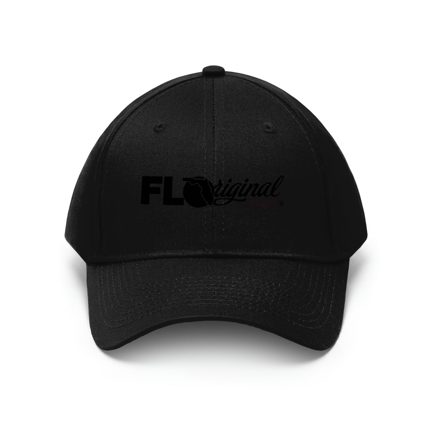 Black stitch embroidered Cap
