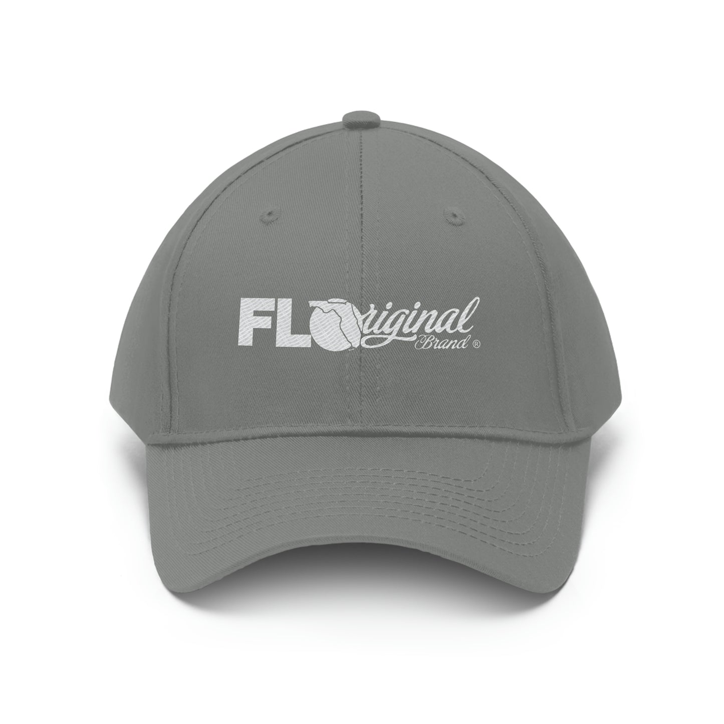 White stitch embroidered Cap