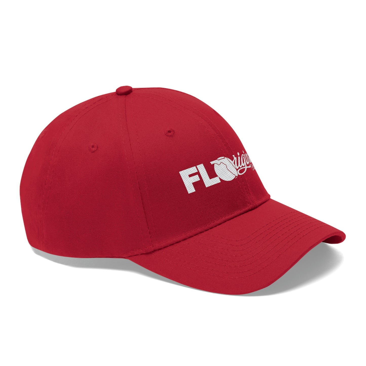 White stitch embroidered Cap