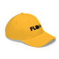 Black stitch embroidered Cap